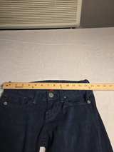 Guess Women's Dark Wash Jeans Low rise Straight size 26x32 - Image 8