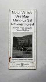 2013 Manti-La Sal National Forest Motor Vehicle Use Map - Image 4