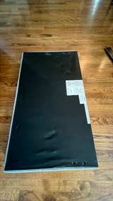 Grey Tufted Fabric Headboard with Mounting Legs - Image 4