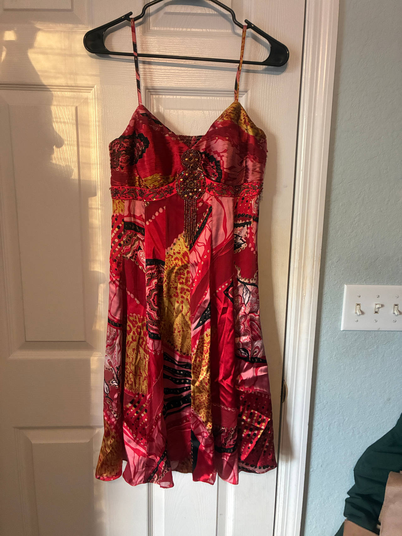 Sue Wong Boho Style Beaded Sundress 