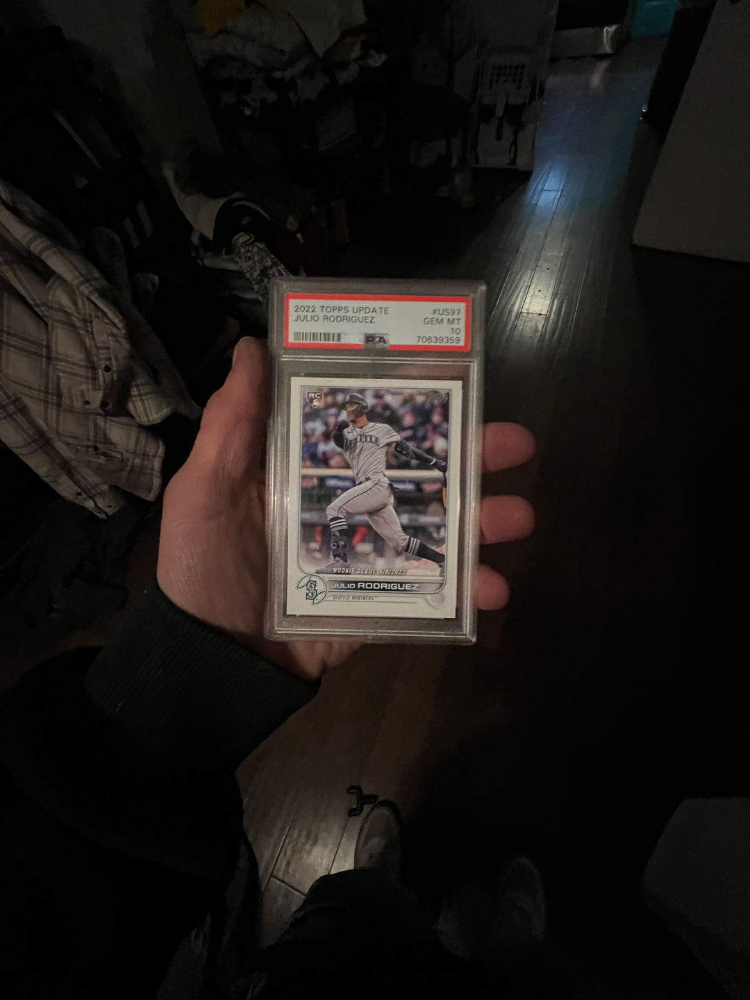 2022 Topps Update Julio Rodriguez Rookie Card PSA 10