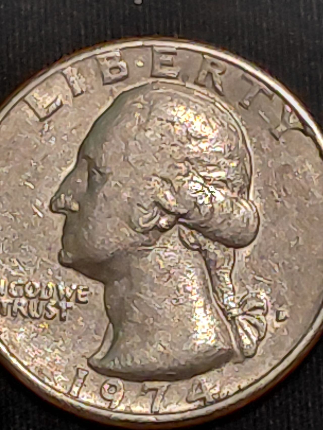 1974 D Washington Quarter