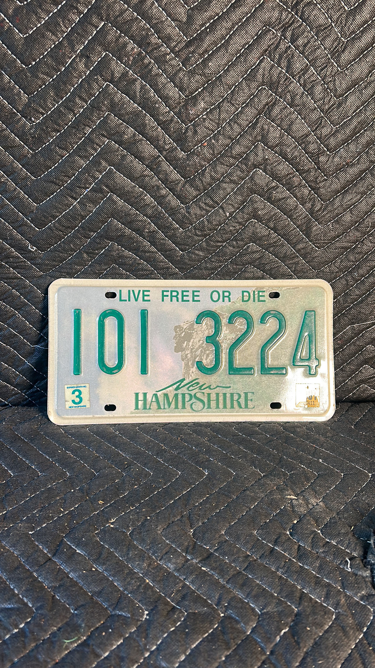 New Hampshire License Plate