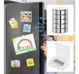 Refrigerator Magnets 50 Pcs, 10x3mm Tiny Round Disc Small Whiteboard Magnets - Image 4