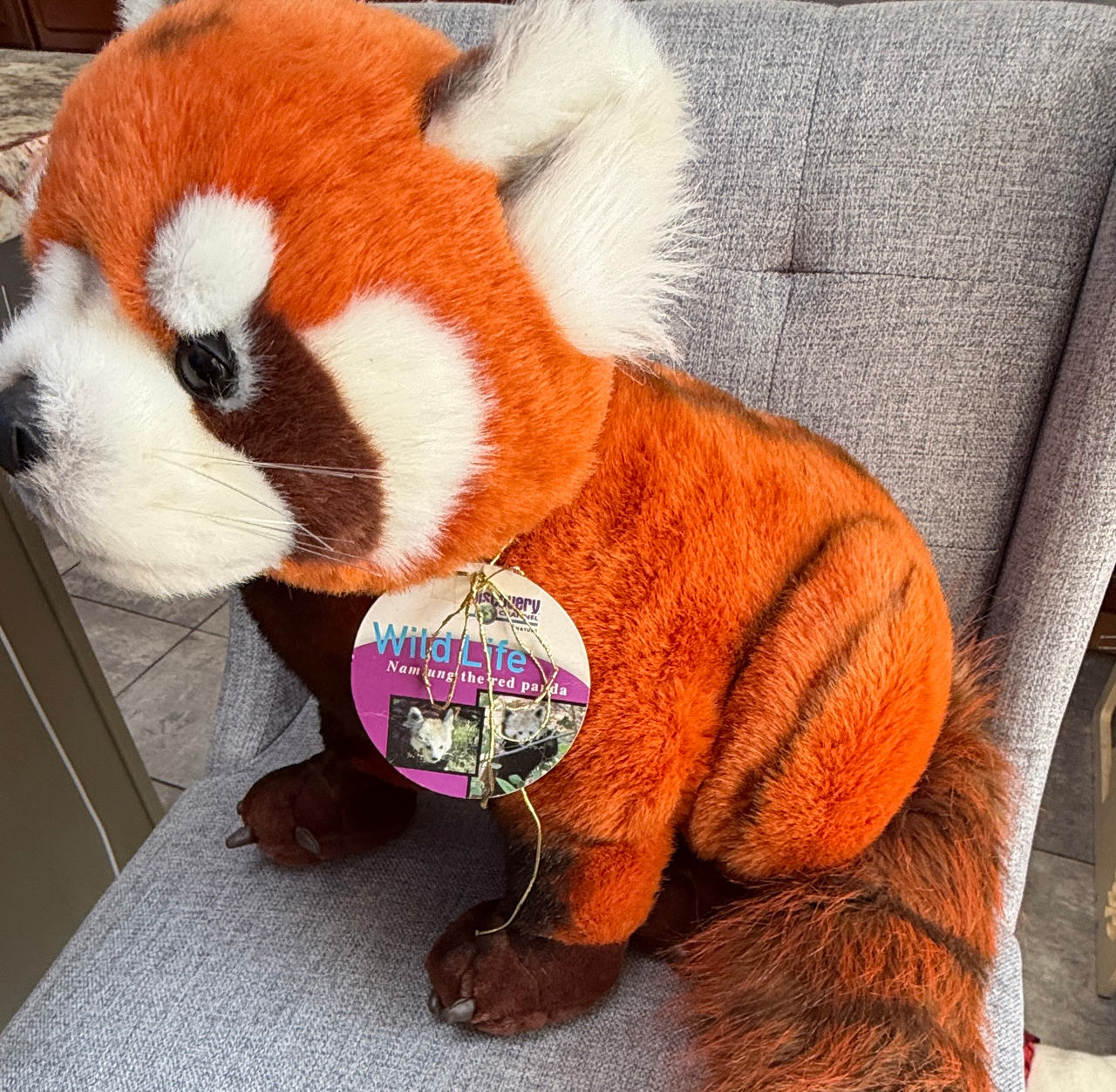 24” Discovery Channel Wild Life Namlung the Red Panda Plush Toy