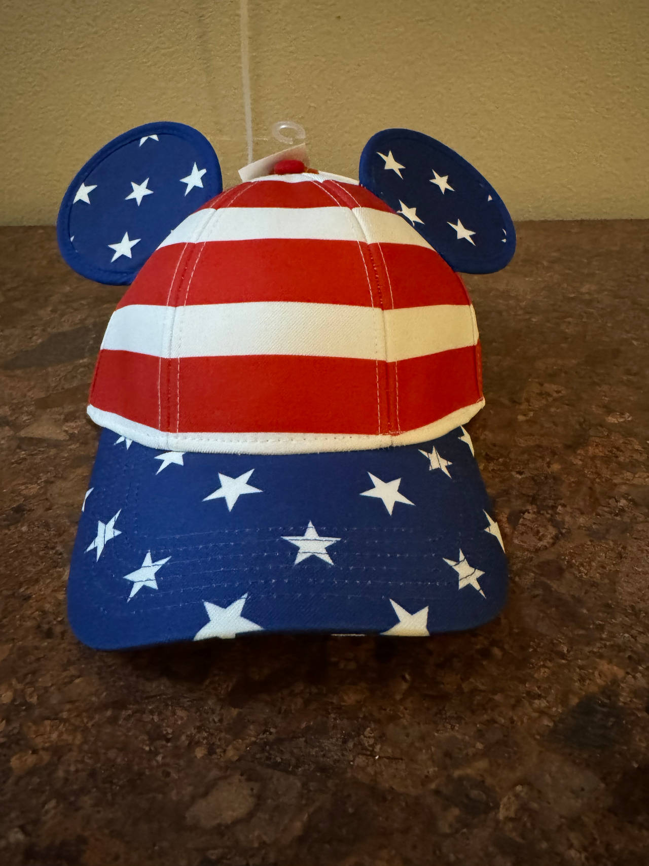 Disney Mickey Mouse Americana Stars and Stripes Ear Baseball Cap