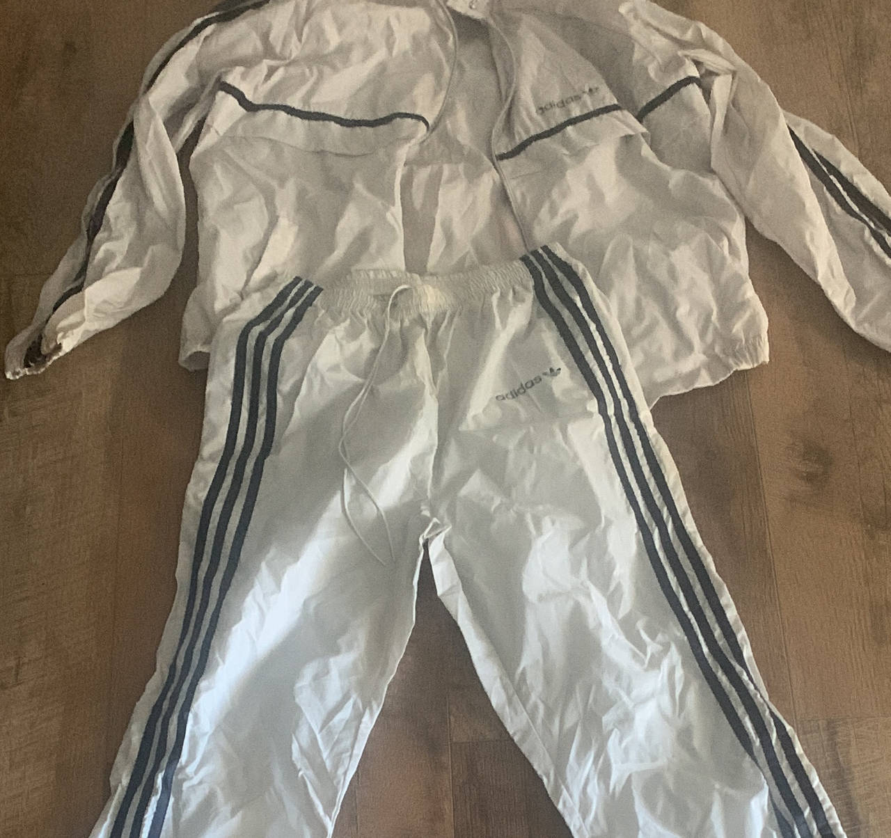 adidas Vintage Nylon Tracksuit Set