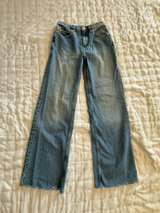 We The Free Tinsley Baggy Mid Rise Straight Leg Jeans Medium Wash Denim: 24 - Image 1