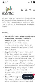 PC Locs Carrier 30 Cart - Image 5