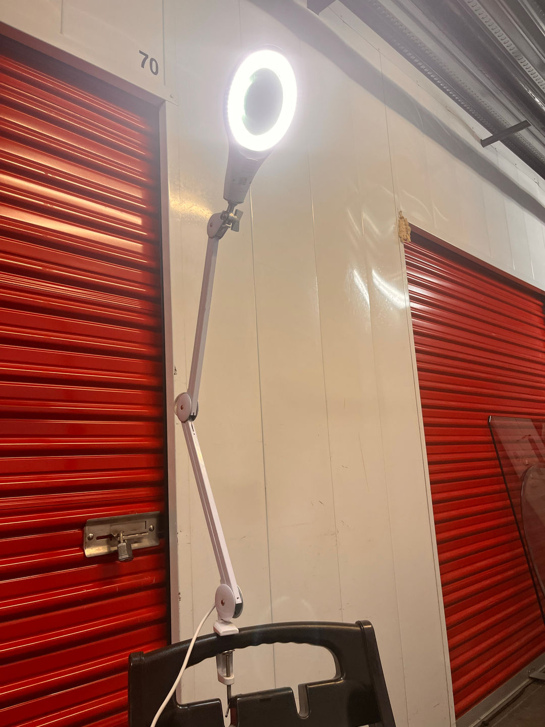 LED Magnifying Lamp with Clamp