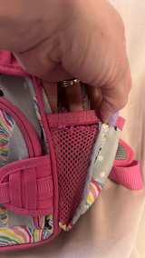 Pottery Barn Kids Mackenzie Rainbow Zebra Backpack - Image 5
