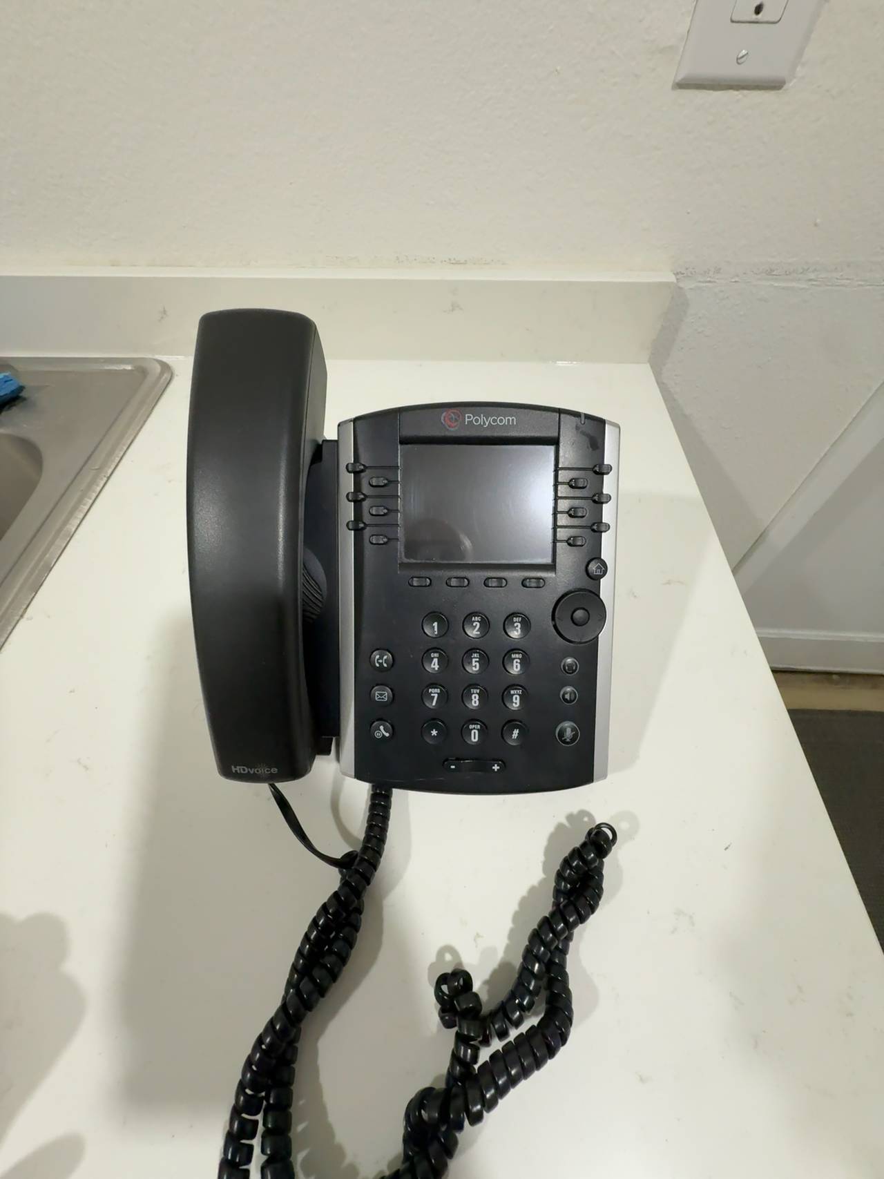 Poly VVX 410 Desktop IP Phone Black