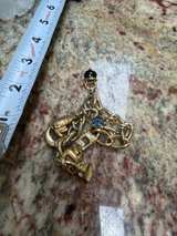 Celestial Witchy Charm Bracelet Frog Halloween Moon Witch Hat Gold Tone - Image 5