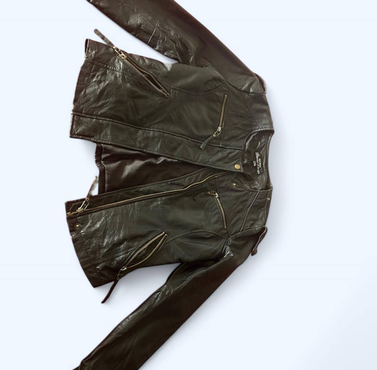 Leather Biker Jacket