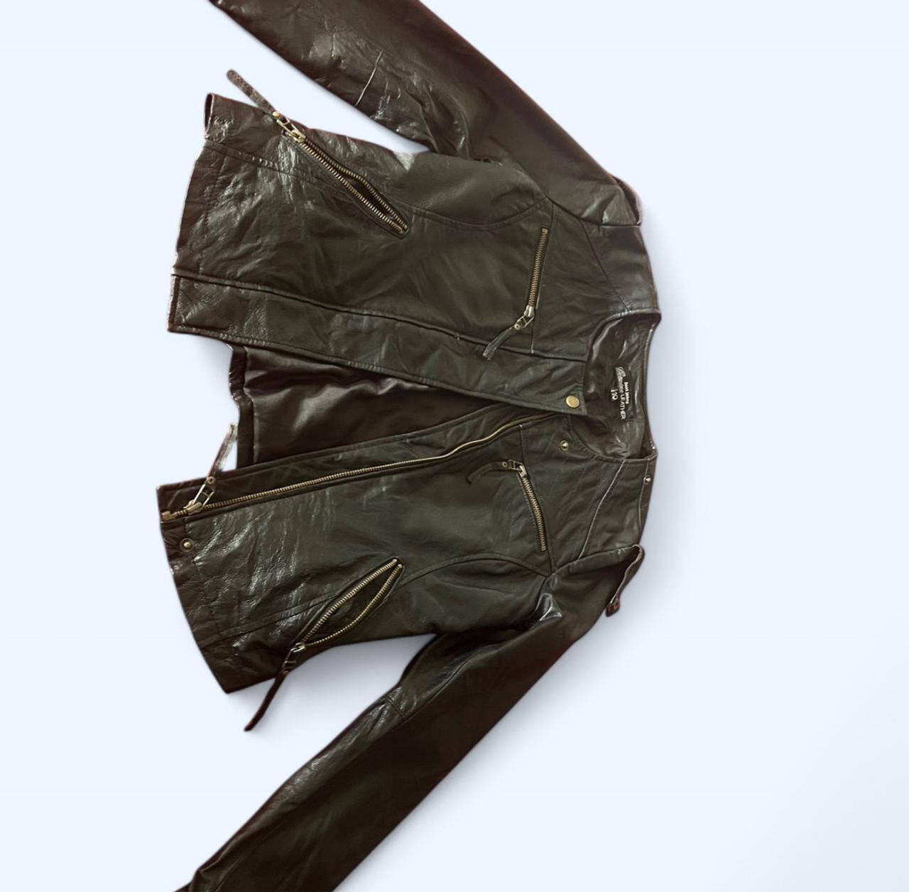  Leather Biker Jacket