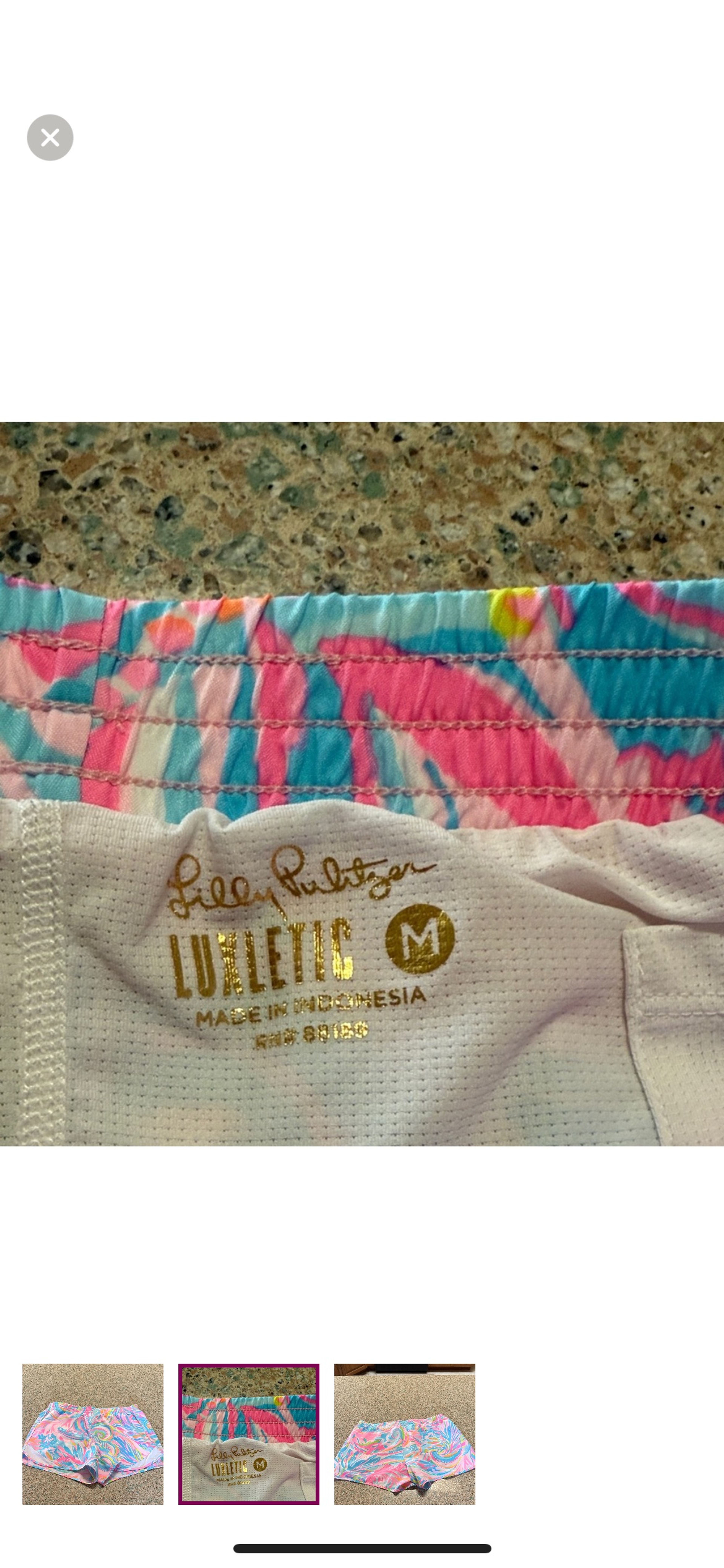 Lilly Pulitzer Luxletic Run Around Shorts - Image 3