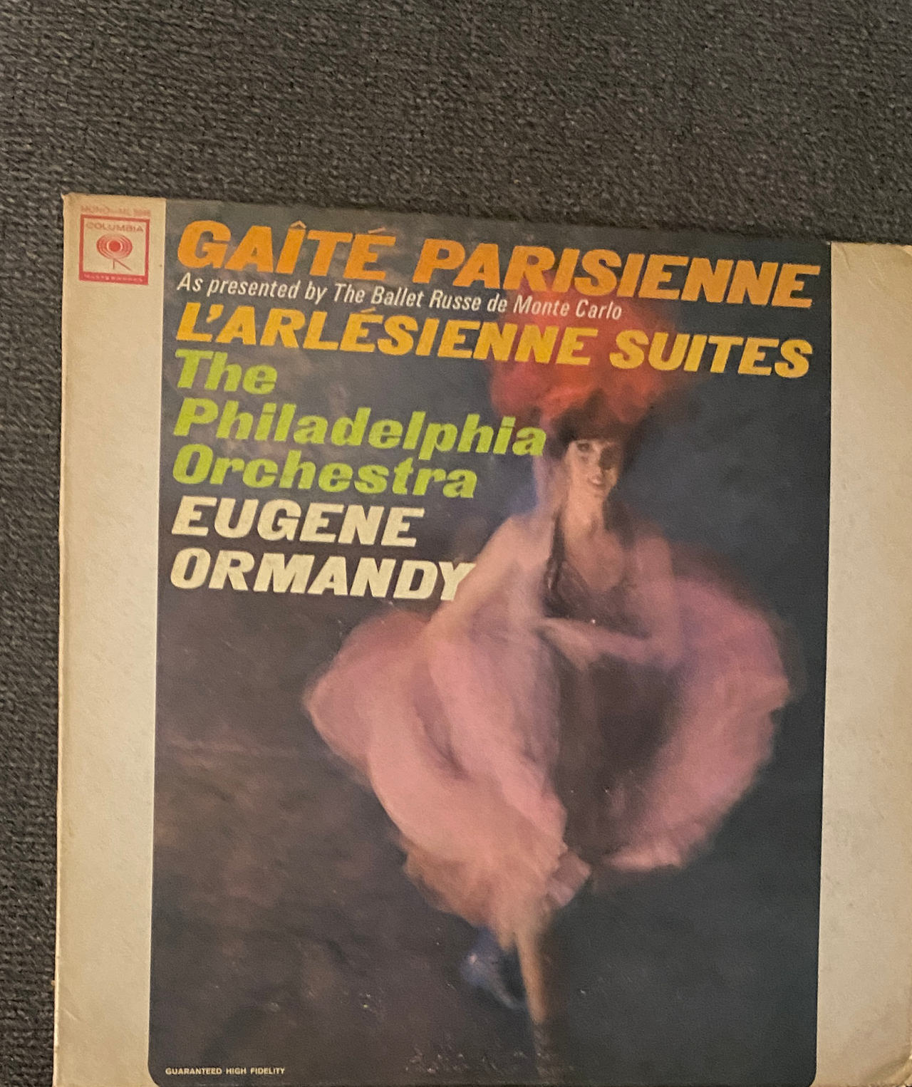 Gaite Parisienne / L'Arlesienne Suites - Eugene Ormandy / Philadelphia Orchestra Vinyl LP