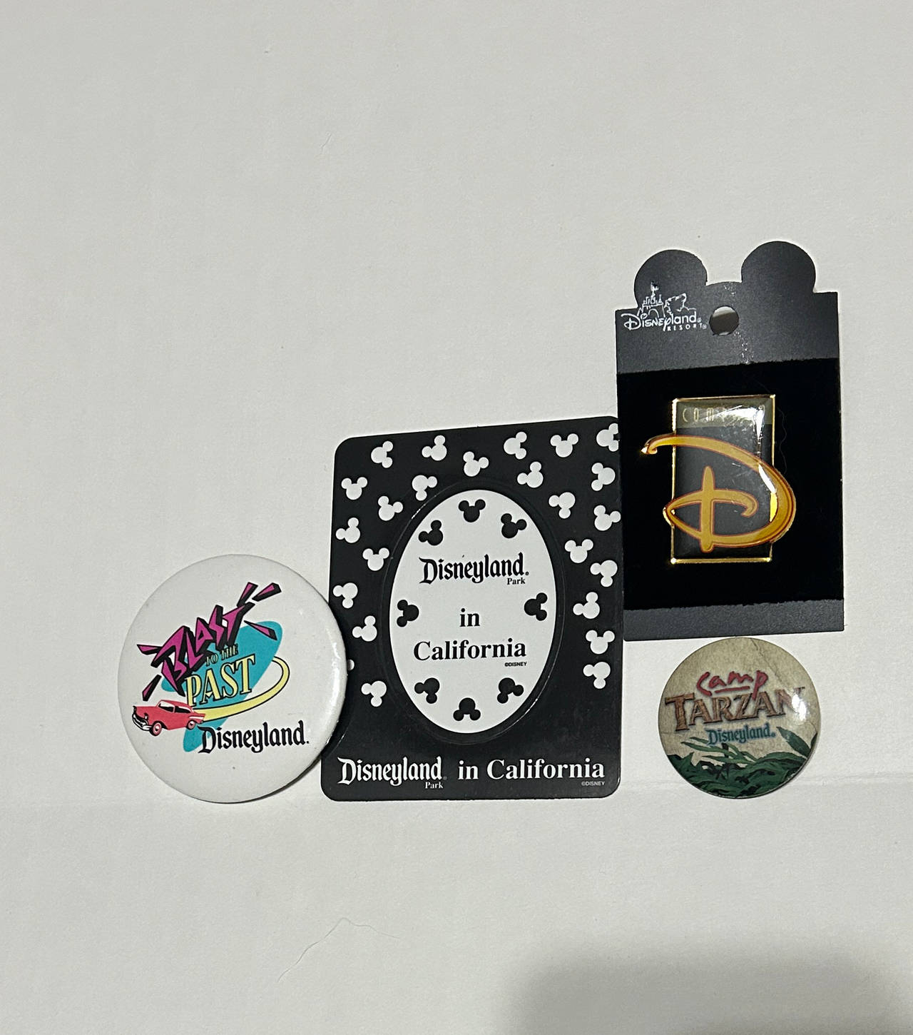 Disneyland Souvenir Pin and Button Collection