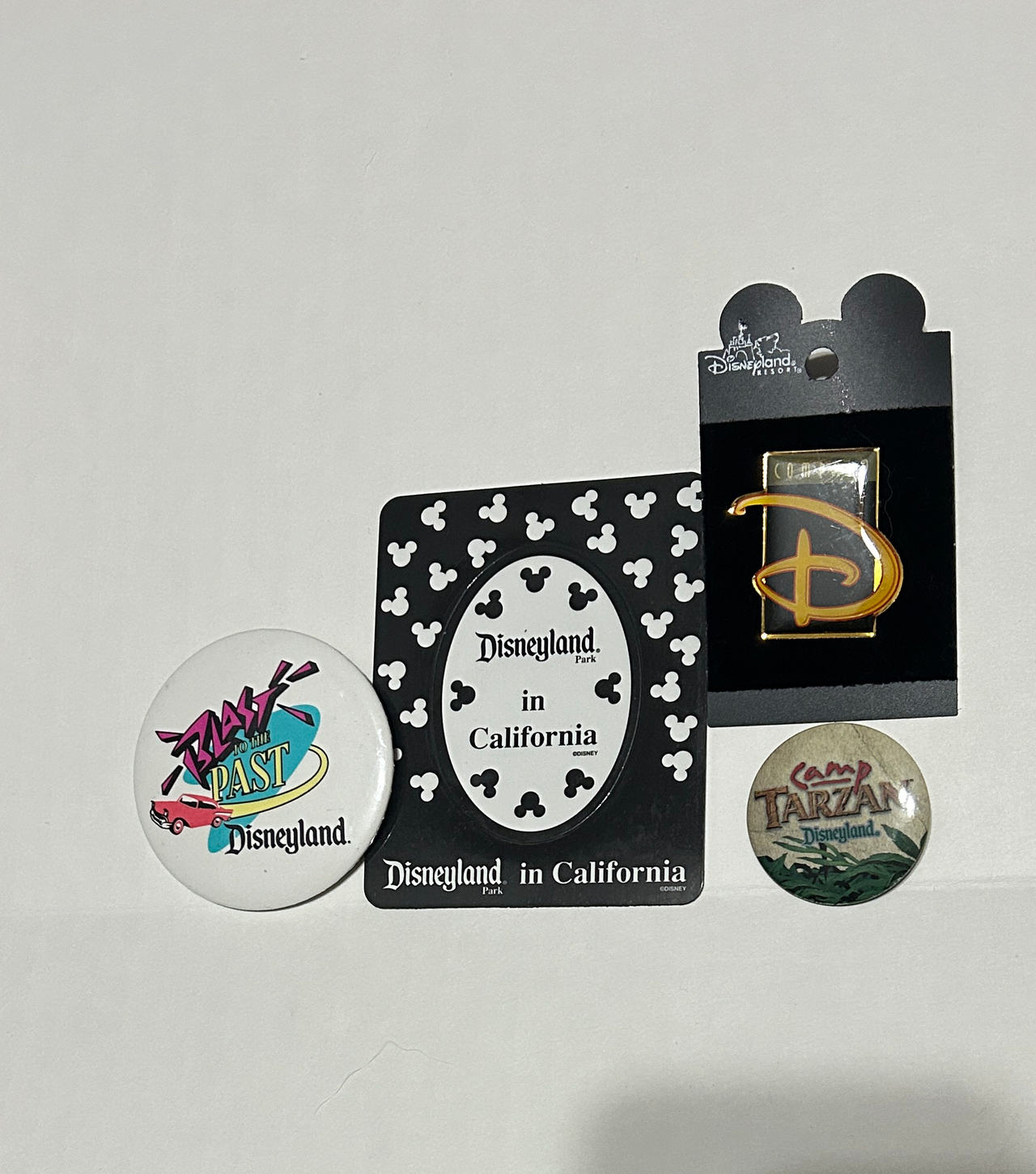 Disneyland Souvenir Pin and Button Collection