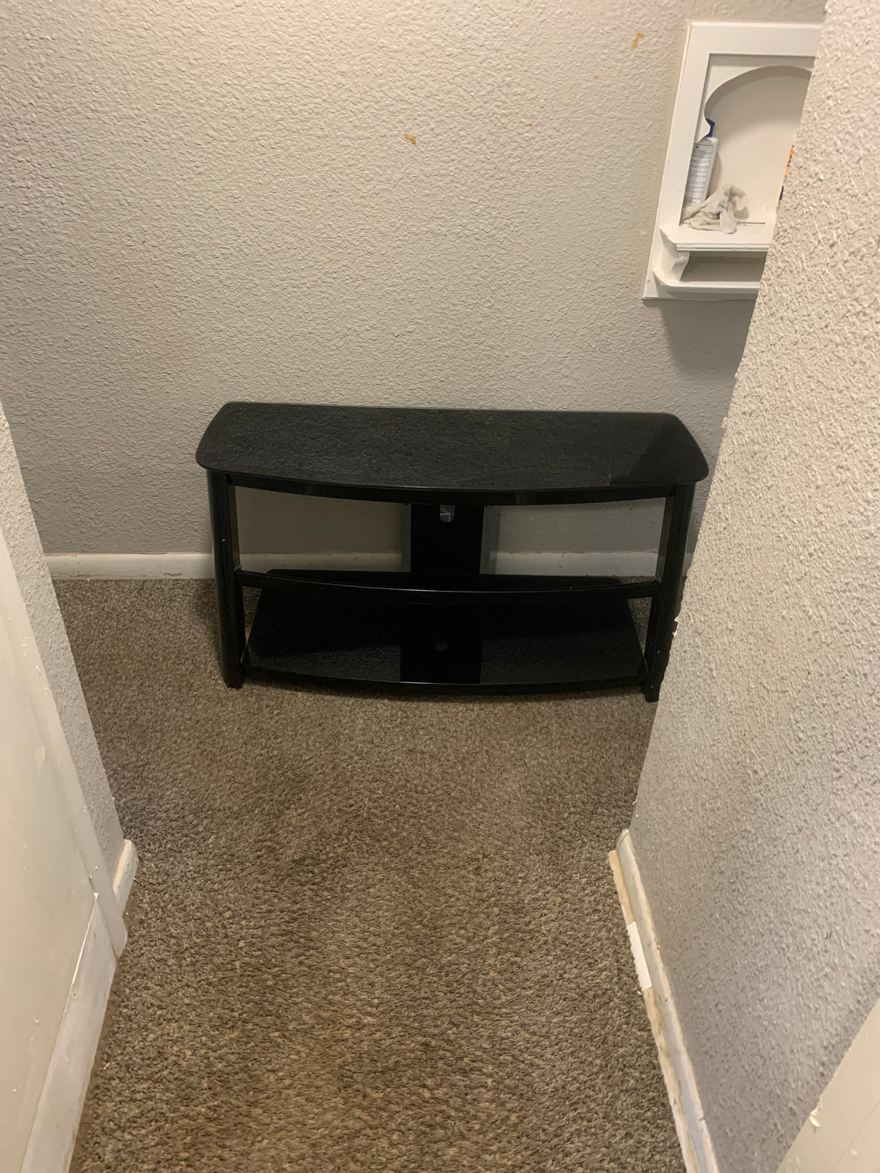 Glass TV Stand