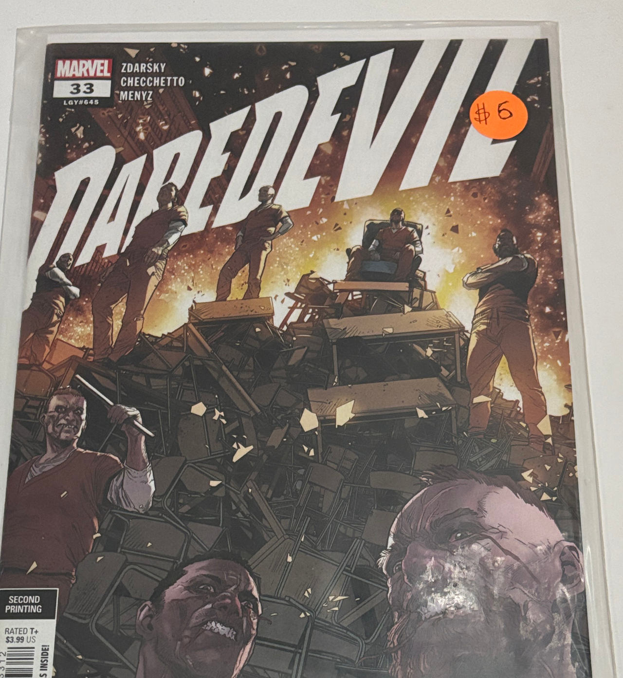 Daredevil Vol. 6 #33 Second Printing Variant