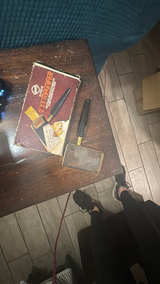 Thompson & Co. Vintage Cherry Wood Cigar Humidor - Image 3