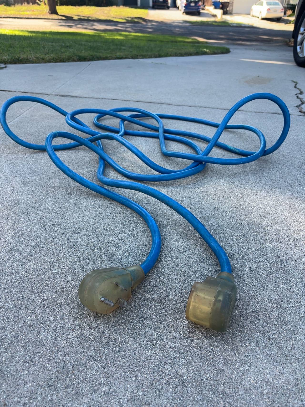 Southwire 8/3 STW Welder Extension Cord 50 ft Blue
