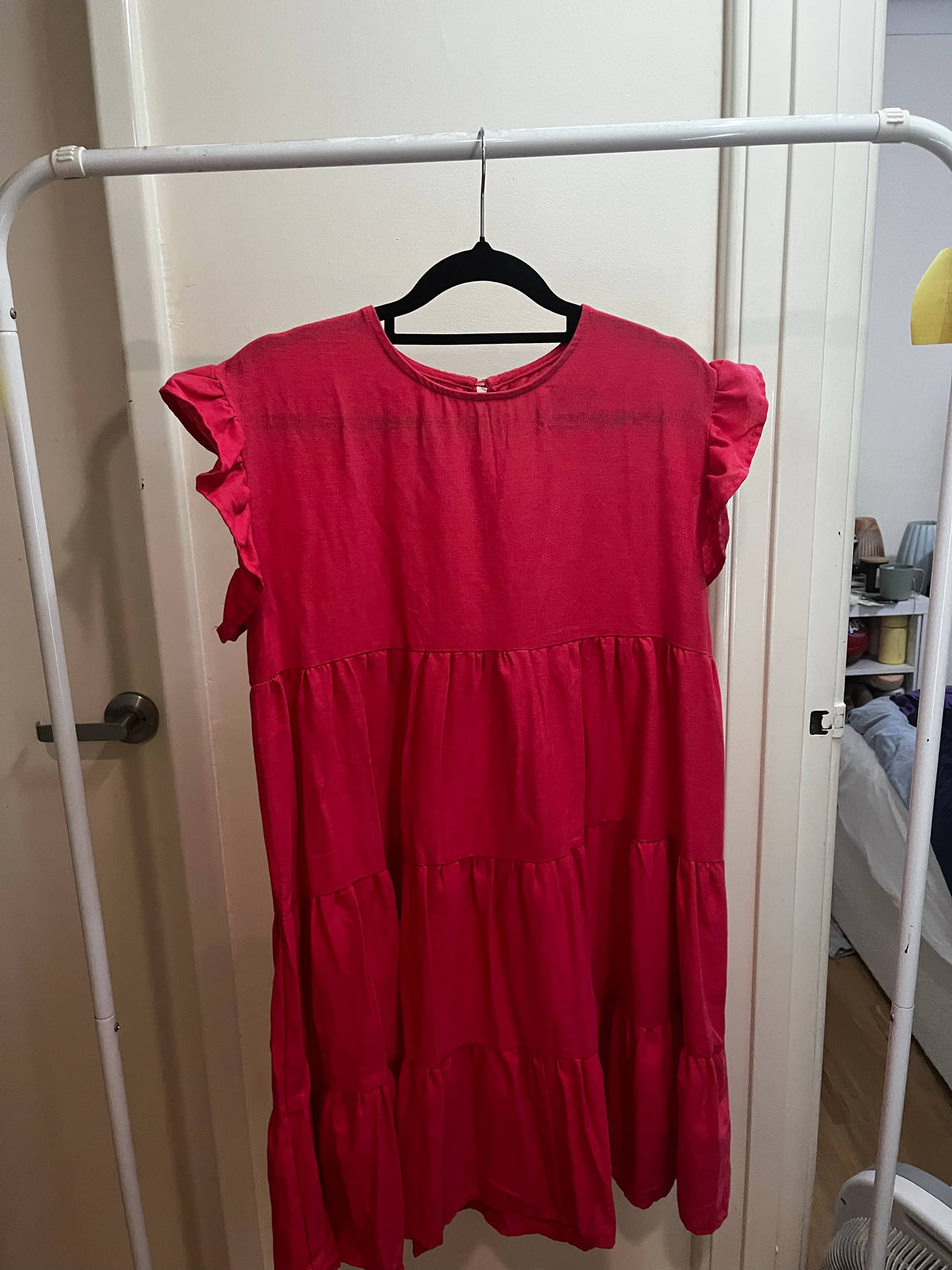 Petal and pup Pink Tiered Smock Dress
