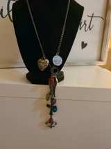 VCLM Brass Tone Heart Locket Necklace - Image 7
