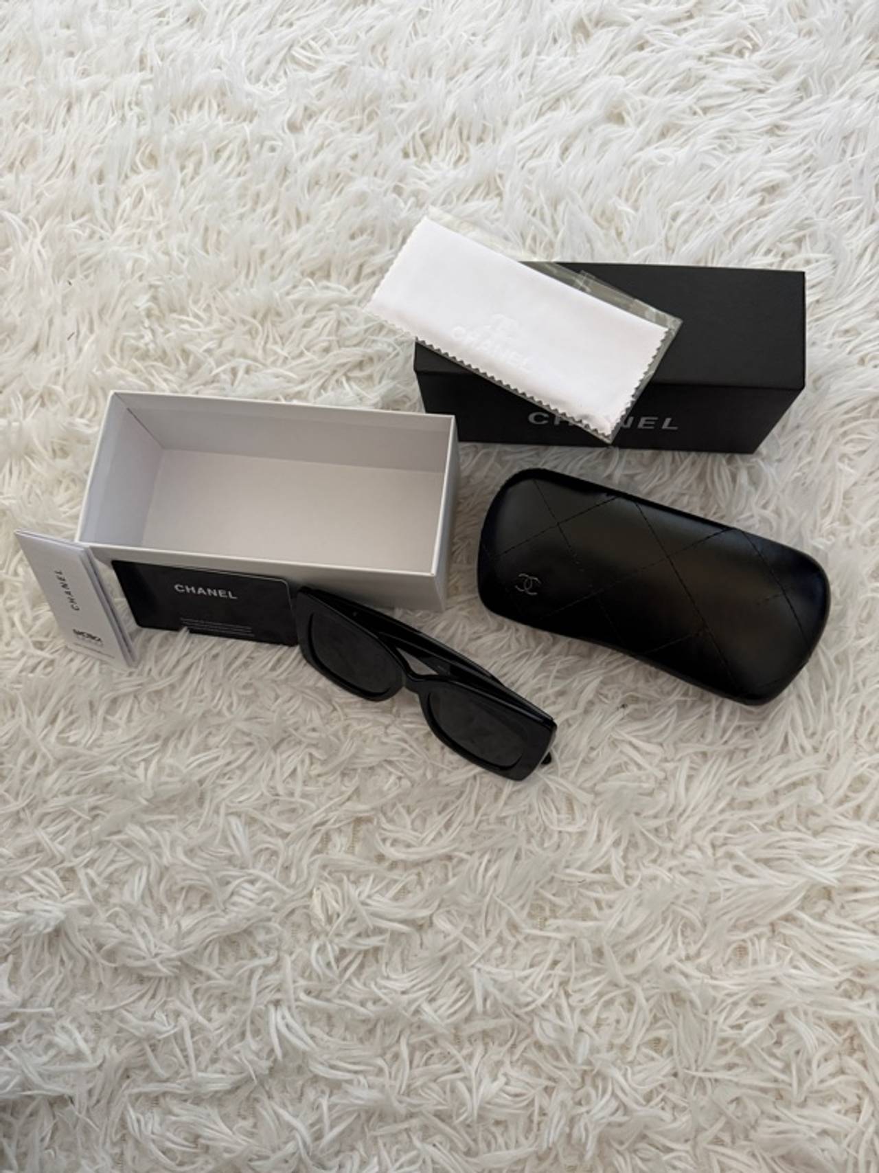 Chanel Square Black Sunglasses