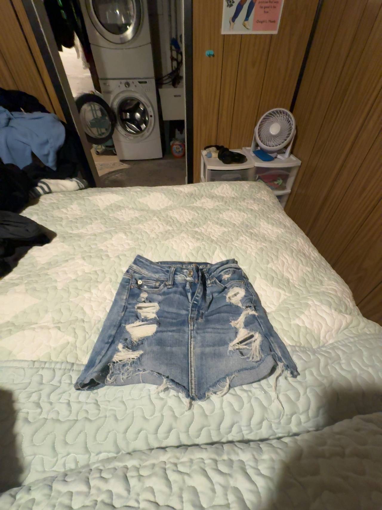 American Eagle Denim Mini Skirt