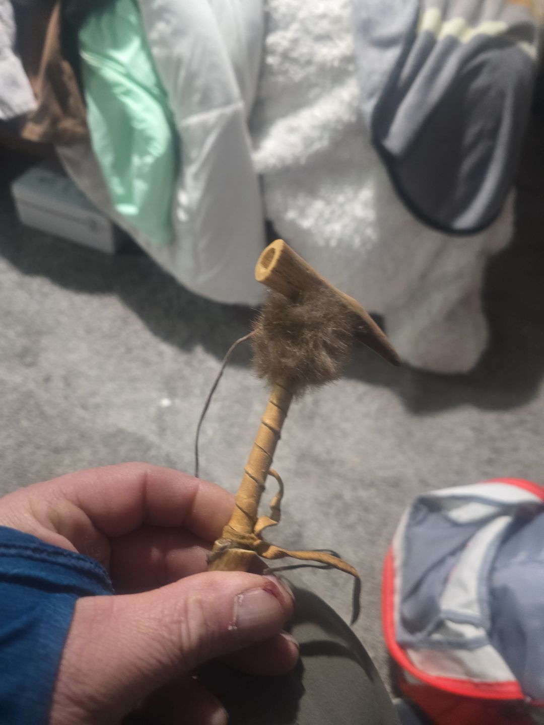 Native American Style Ceremonial Peace Pipe