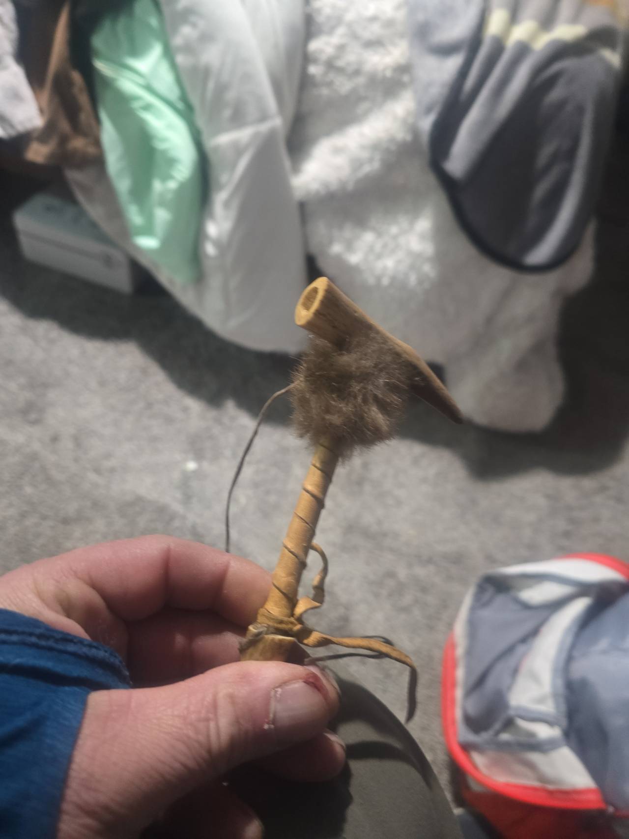 Native American Style Ceremonial Peace Pipe