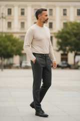 H&M Men's Slim Fit Pinstripe Dress Pants - Image 3