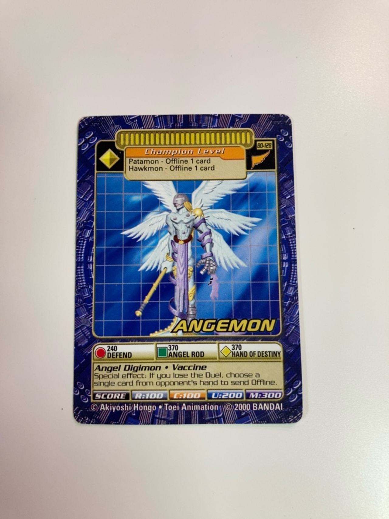Bandai Angemon Digimon Trading Card