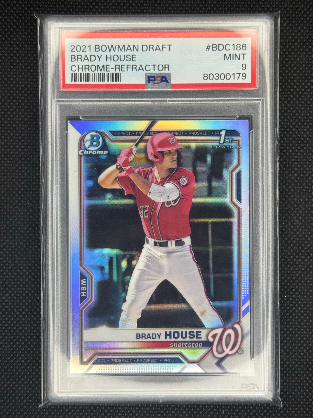 2021 Bowman Draft Brady House Chrome Refractor