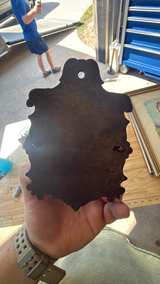 J.C. Farrell Cast Iron Wall Match Holder - Image 2
