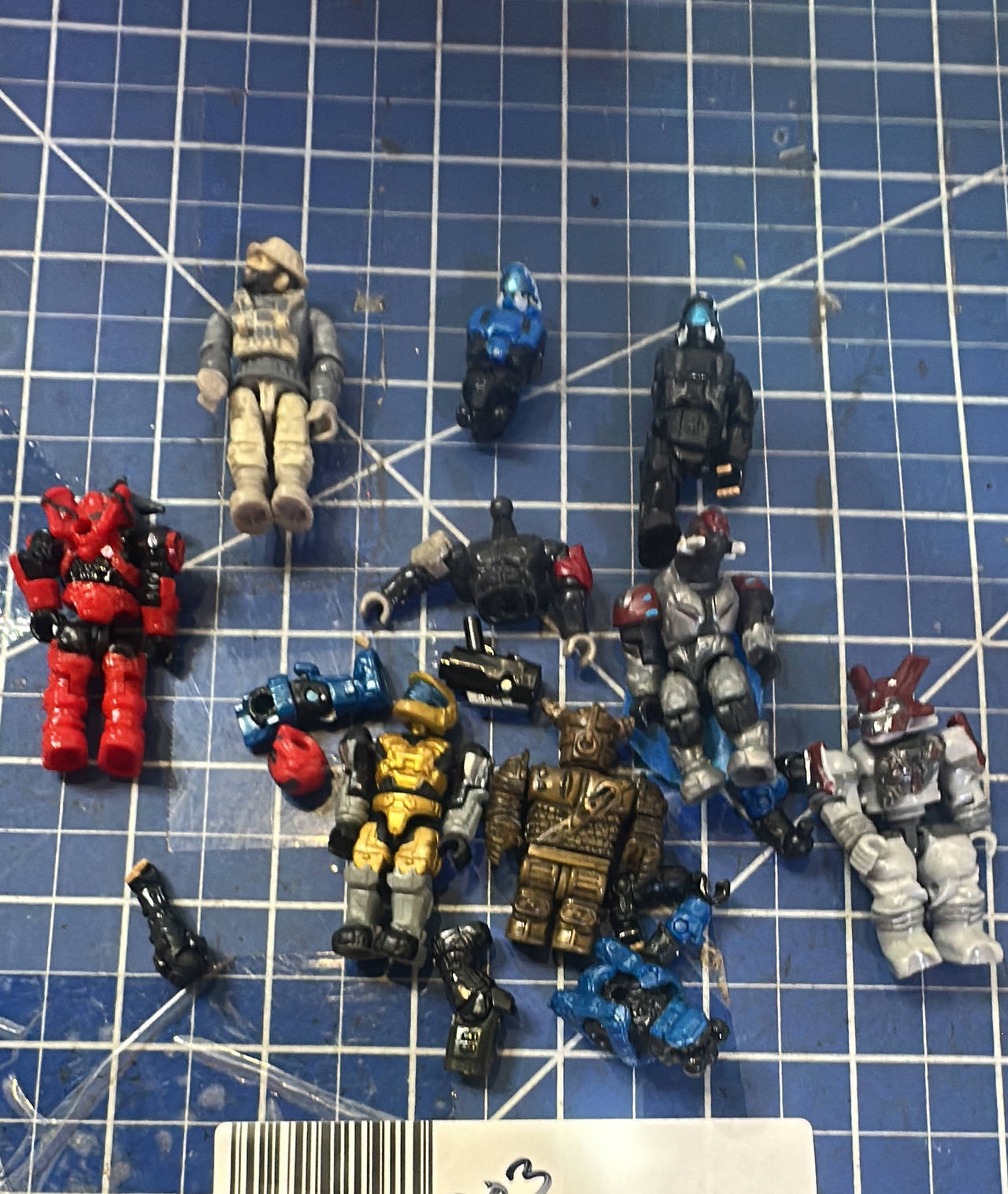 Mega Bloks Halo Micro Action Figures Mixed Lot