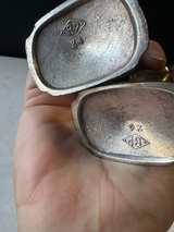 Vintage Sterling Silver Salt and Pepper Shakers - Image 3