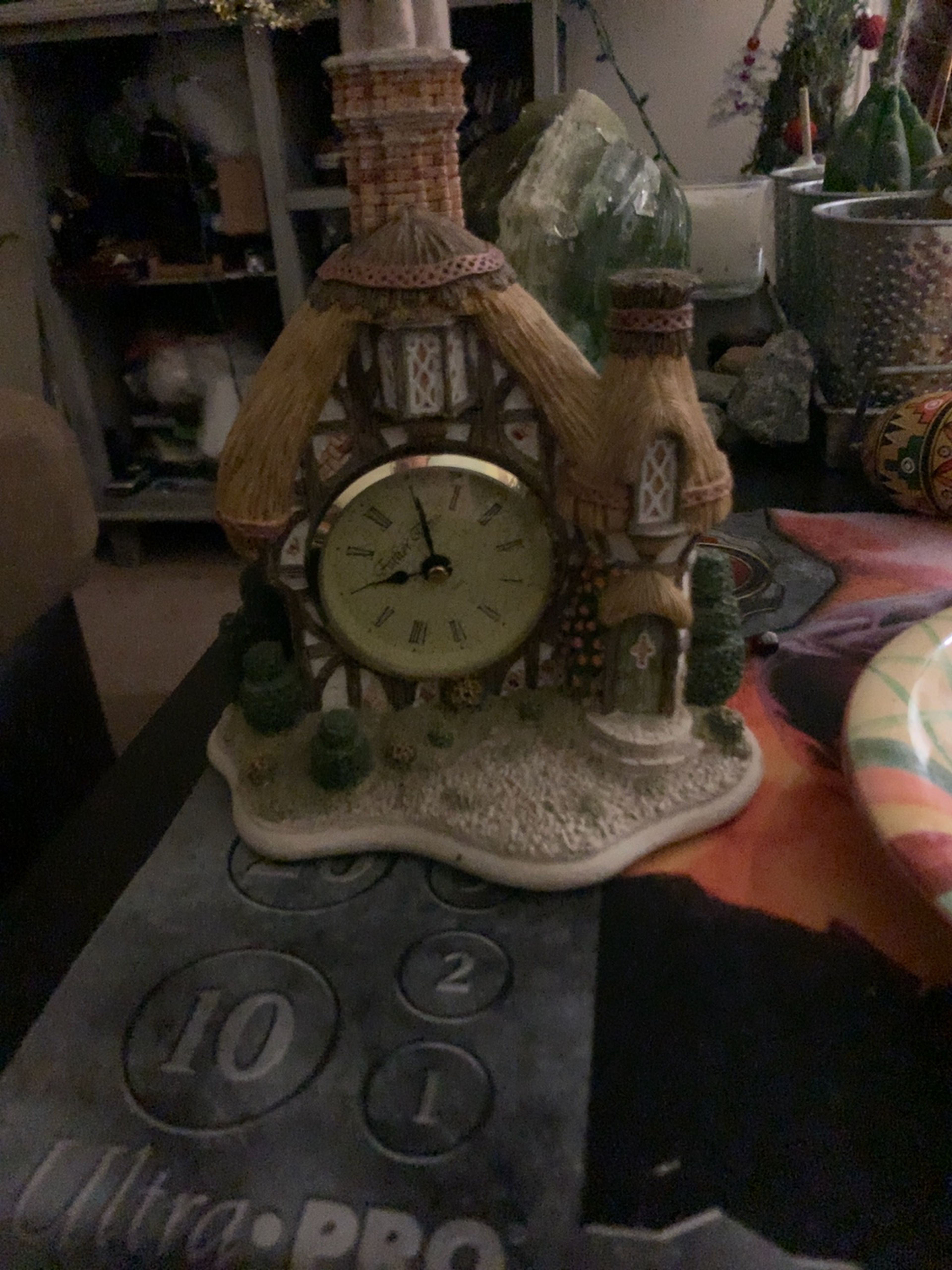Father Time Cottage Mantel Clock