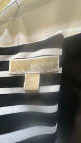 Michael Kors Striped Front-Zip Fit & Flare Dress - Image 5