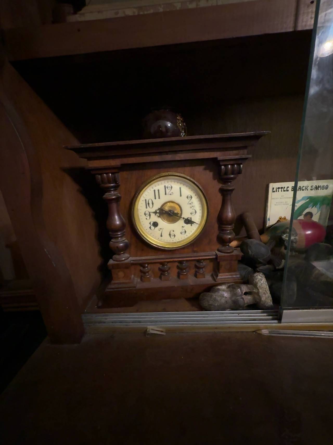 Junghans Antique Wooden Mantel Clock