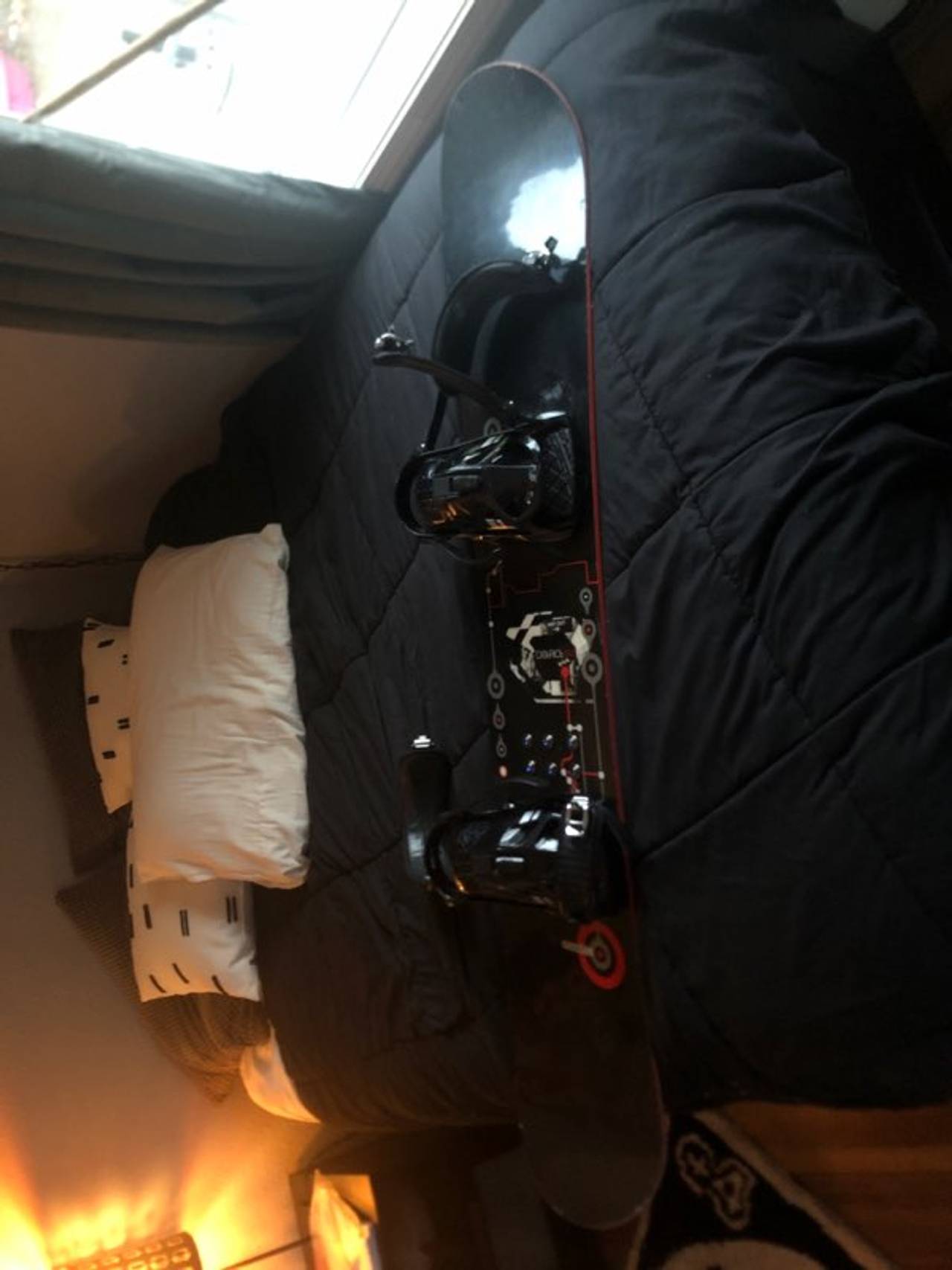 Snowboard with Bindings