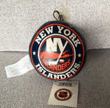 New York Islanders Plush Puck Window Car Cling Hang Hockey Puck - Image 1