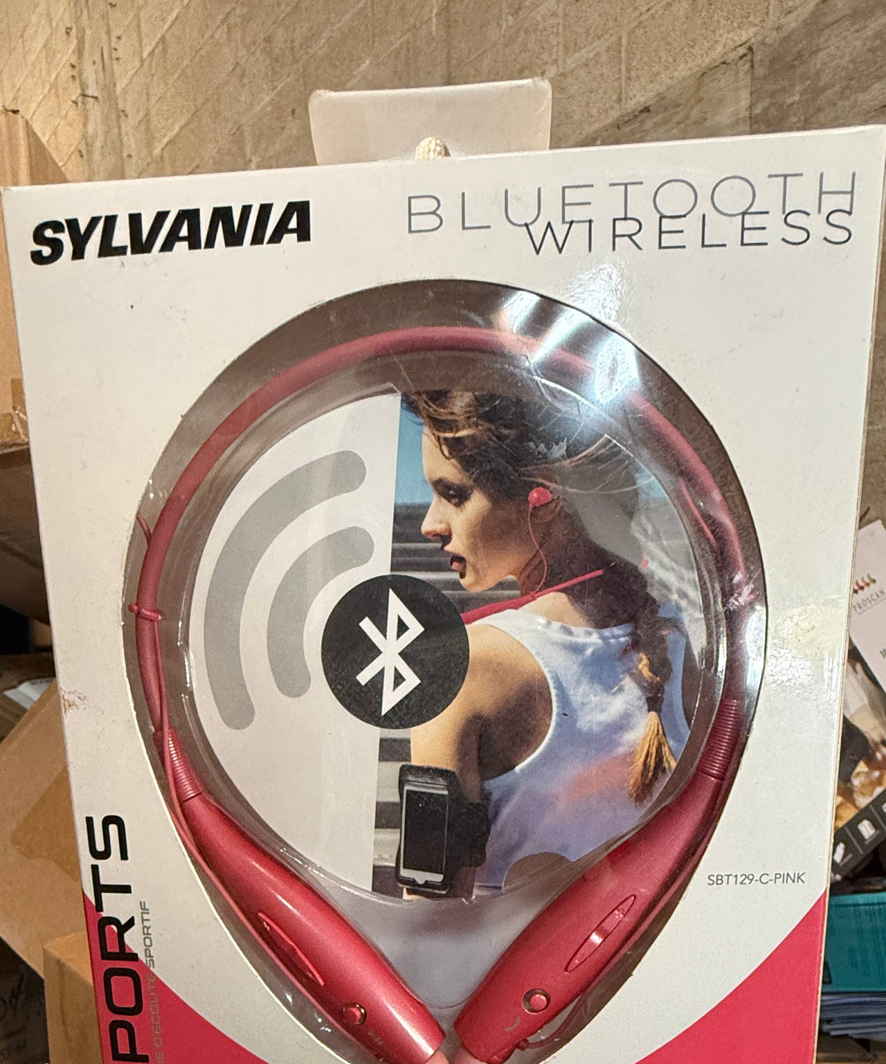 Sylvania SBT129 Bluetooth Wireless Sports Headphones