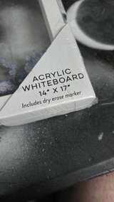 U Brands Weekly Dry Erase Board Floral - Image 1