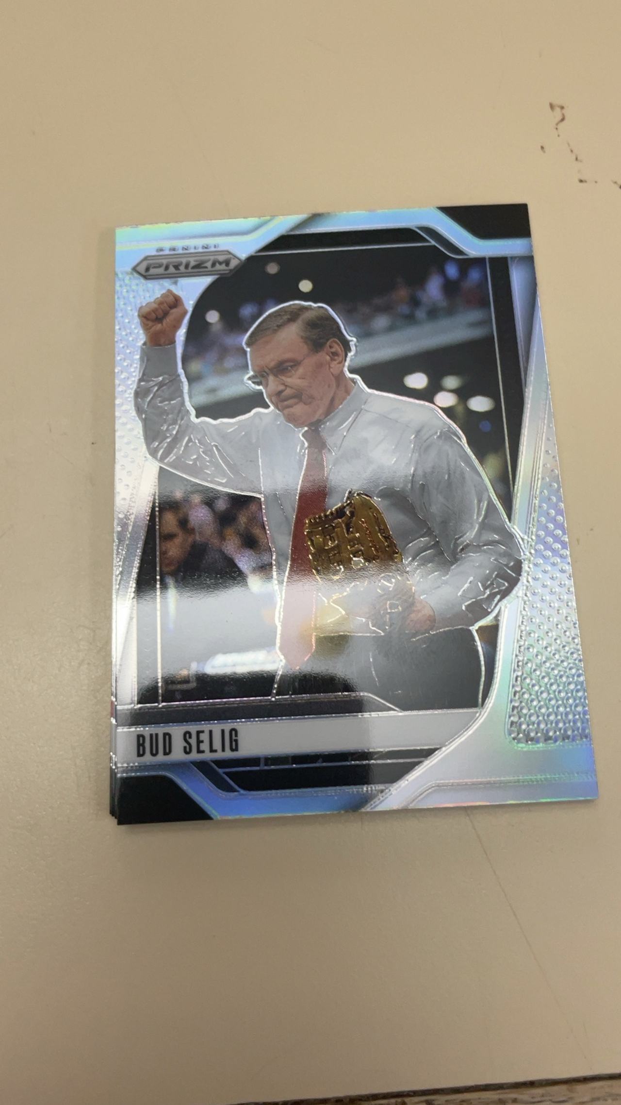 Panini Prizm Bud Selig 2025 Red Holo Baseball Card