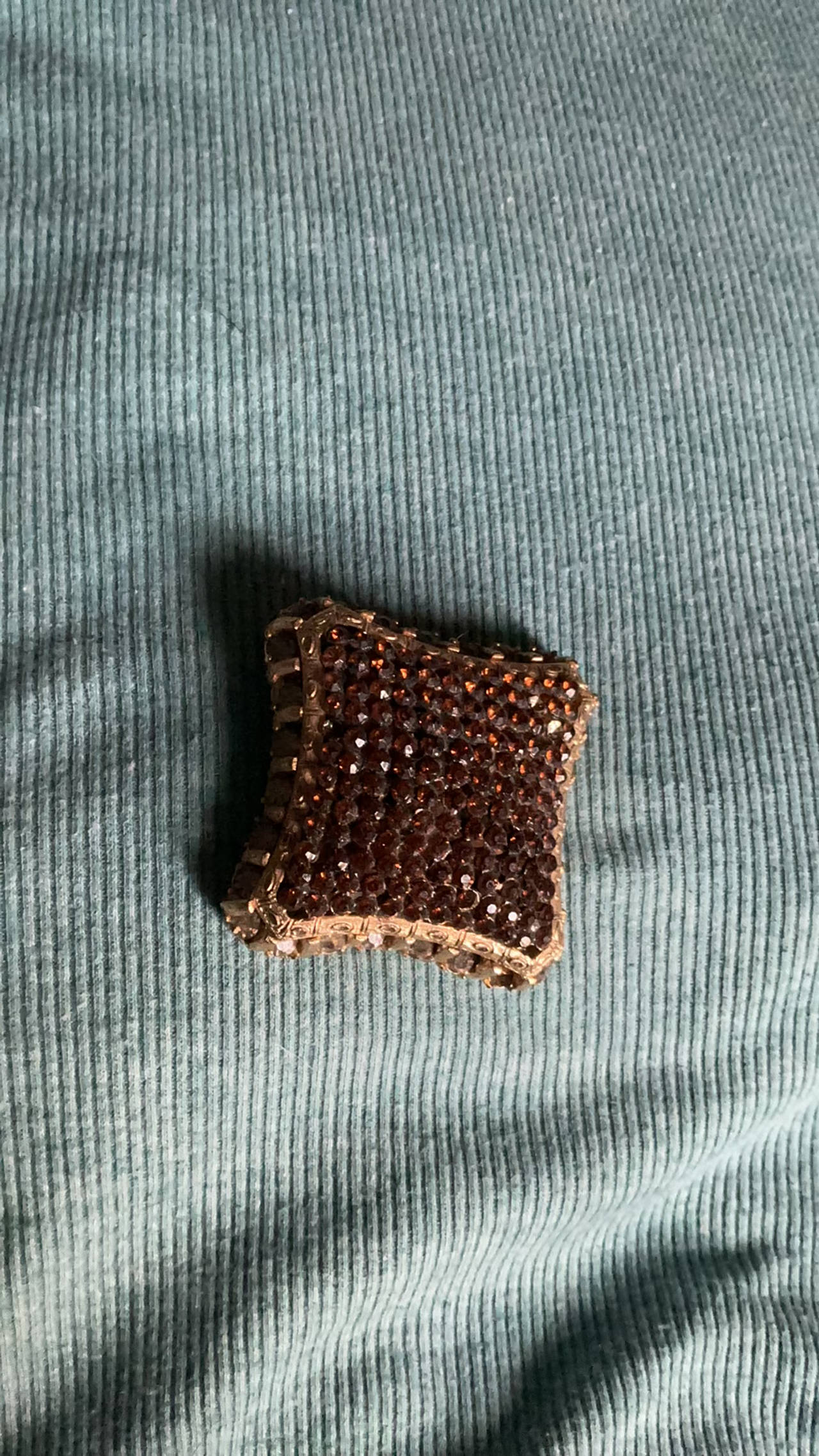 Capri Vintage Gold Tone Brooch