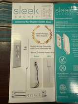 Sleek Socket Ultra-Thin Outlet Concealer 8-Foot 3-Outlet Power Strip - Image 3
