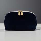 Dior Navy Velvet Cosmetic Pouch - Image 2
